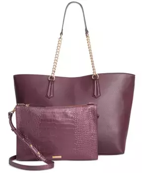 Zoiey 2-в-1 вместительная сумка-тоут I.N.C. International Concepts, фиолетовый