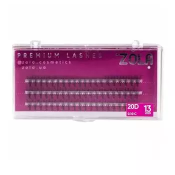 Zola 20D, ресницы 13 мм