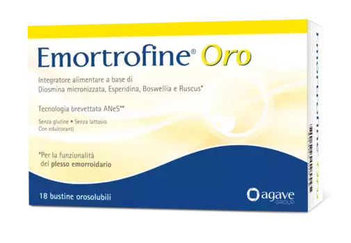 Золотая добавка эмортрофина при геморроидальных заболеваниях 18 пакетиков с растительными экстрактами и антиоксидантами Agave