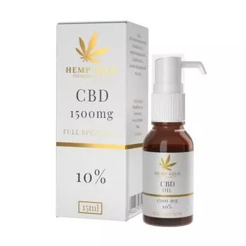 Золотая конопля, масло CBD 10% (полный спектр), пищевая добавка Inna Marka