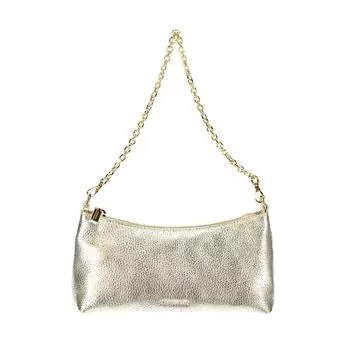 Золотая кожаная сумочка Coccinelle