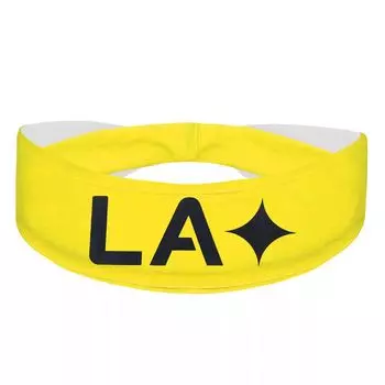 Золотая охлаждающая повязка на голову с альтернативным логотипом LA Galaxy