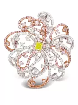 Золотая подвеска с бриллиантами HYT Jewelry, серебяный