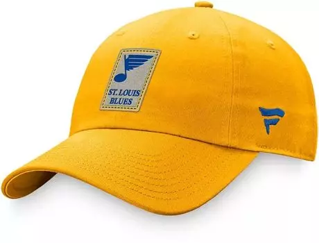 Золотая регулируемая кепка с нашивкой NHL St. Louis Blues