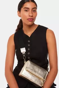 Золотая сумка через плечо Bibi Whistles, желтый