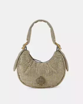 Золотая сумка через плечо Puff Hobo Kensington Kurt Geiger, бежевый