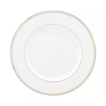 Золотая тарелка для салата Lenox Federal, белый