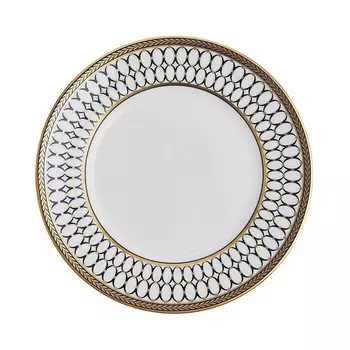 Золотая тарелка с хлебом и маслом Wedgwood Renaissance, золотой