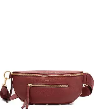 Золотистая поясная сумка через плечо Hammitt Charles, красный