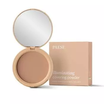 Золотисто-бежевый осветляющая и покрывающая пудра, 9 г Paese, Illuminating Covering Powder, 3C