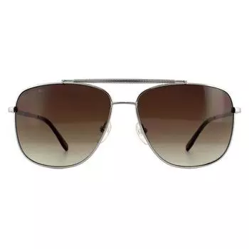 Золотисто-зеленые солнцезащитные очки-авиаторы Lacoste, золото