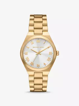 Золотистые часы Lennox Michael Kors, желтый