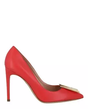 Золотистые туфли с логотипом Moschino, оранжевый