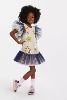 Золото с рюшами со звездами из пайеток Billieblush, желтый