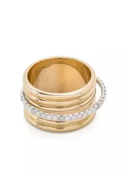 Золотое кольцо Bague Semainier с бриллиантами Yvonne Lon, золотой