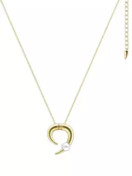 Золотое колье Collection Line Danger Horn с жемчугом TASAKI, золотой