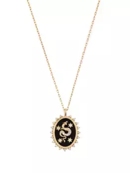 Золотое колье Dragon с керамикой и бриллиантами Adina Reyter, золотой