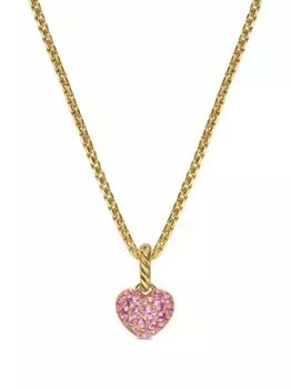 Золотое колье Petite Pav© с сапфирами David Yurman, золотой
