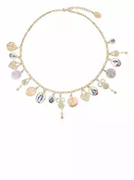 Золотое колье с подвесками DOLCE & GABBANA, золотой