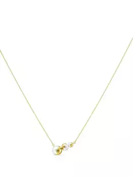 Золотое колье с жемчугом TASAKI, золотой