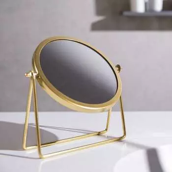 Золотое зеркало 21x18 см Homla, Espello, inna, золотой