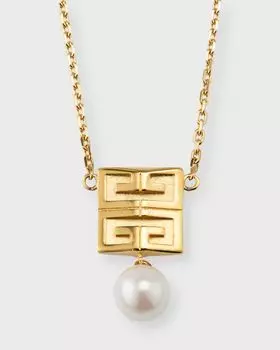 Золотое жемчужное ожерелье 4G Givenchy, цвет Golden Yellow