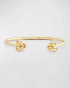 Золотой браслет с орхидеей Anabel Aram Jewelry, цвет Gold