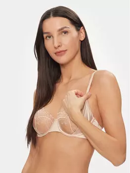 Золотой бюстгальтер без косточек Hunkemller, желтый