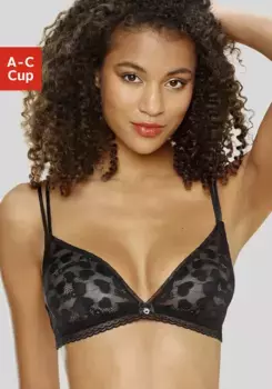 Золотой бюстгальтер без косточек Petite Fleur Petite Fleur Gold, черный