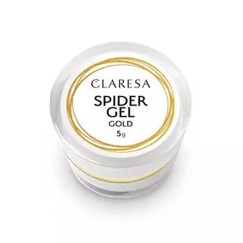 Золотой декоративный гель 5G Claresa Spider Gel