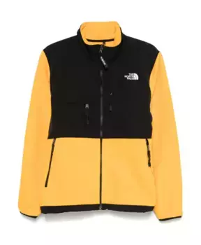 Золотой флисовый свитер на молнии The North Face, желтый