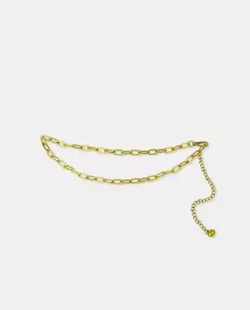 Золотой металлический пояс Latouche, золотой