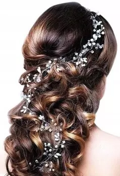 ЗОЛОТОЙ ободок на проволоке, украшение для волос веточкой Edibazzar