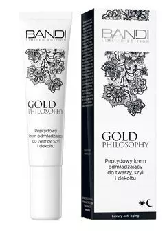Золотой пептидный крем для лица и шеи 14 мл BANDI