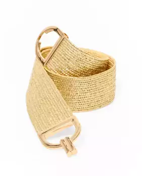 Золотой пояс из рафии Sfera