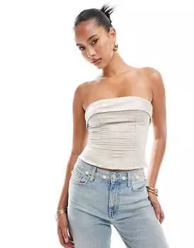 Золотой ремень-цепочка Kaiia с жемчужными деталями