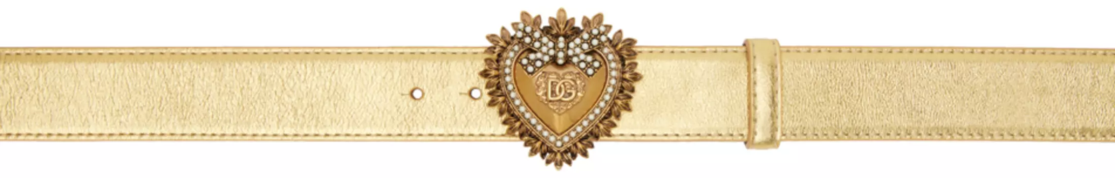 Золотой ремень Dolce & Gabbana Devotion