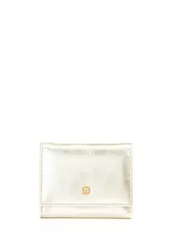 Золотой женский кожаный кошелек Beymen