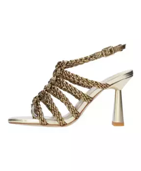 Золотые босоножки Emanuelle Vee, желтый