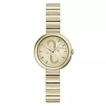 Золотые часы из нержавеющей стали Furla