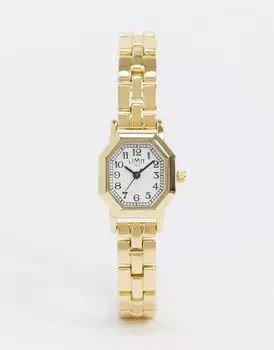 Золотые часы Limit с восьмиугольным браслетом