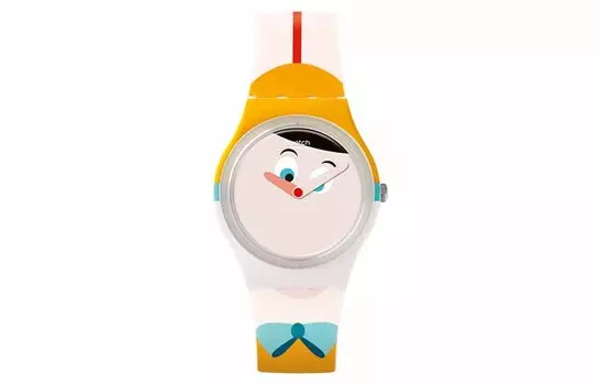 Золотые часы унисекс GW176 SWATCH