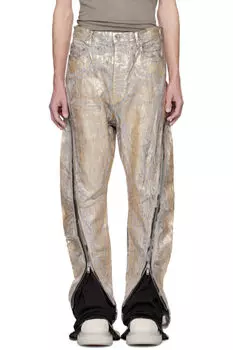 Золотые джинсы Hollywood Bolan Banana Rick Owens