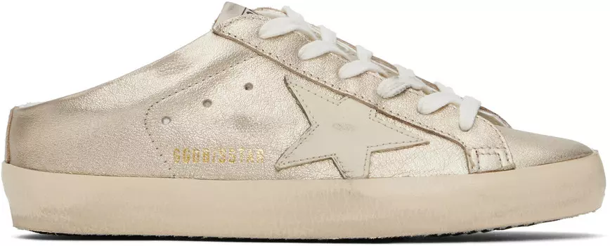 Золотые кроссовки Super-Star Sabot Golden Goose