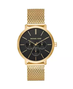 Золотые кварцевые мужские часы из нержавеющей стали Michael Kors, желтый