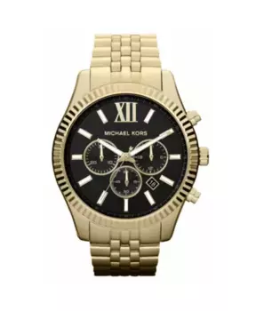 Золотые мужские часы из нержавеющей стали. Michael Kors, желтый
