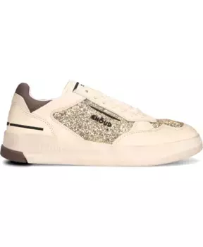 Золотые низкие кроссовки с блестками Ghoud, желтый