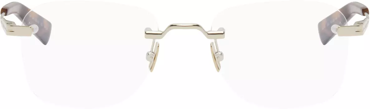 Золотые очки SL 744 Saint Laurent