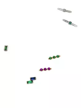 Золотые серьги Colorful Connoisseur Lark & Berry, золотой