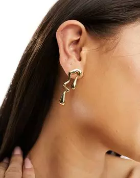 Золотые серьги-капли Petit Moments heimo